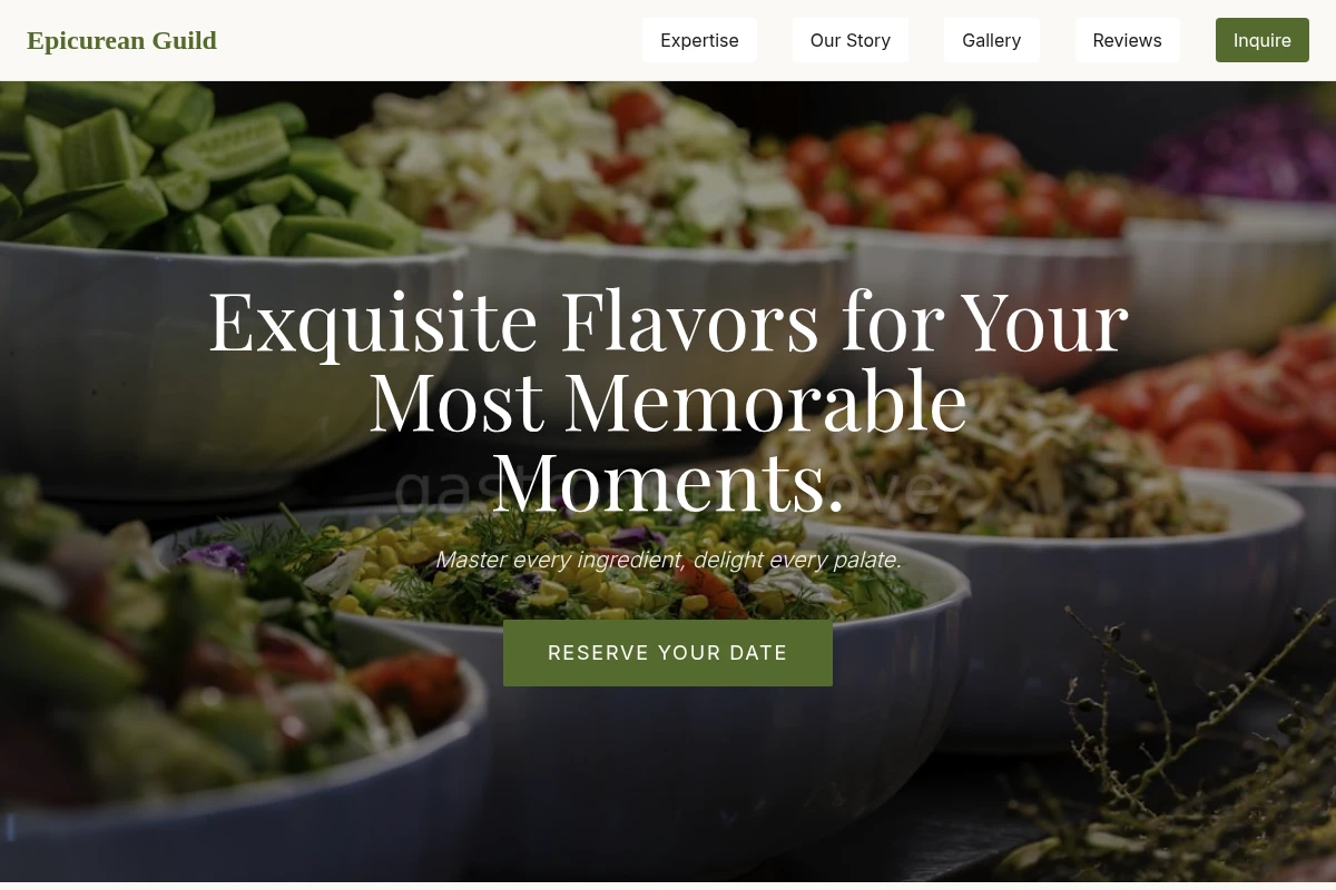 Menu Catering