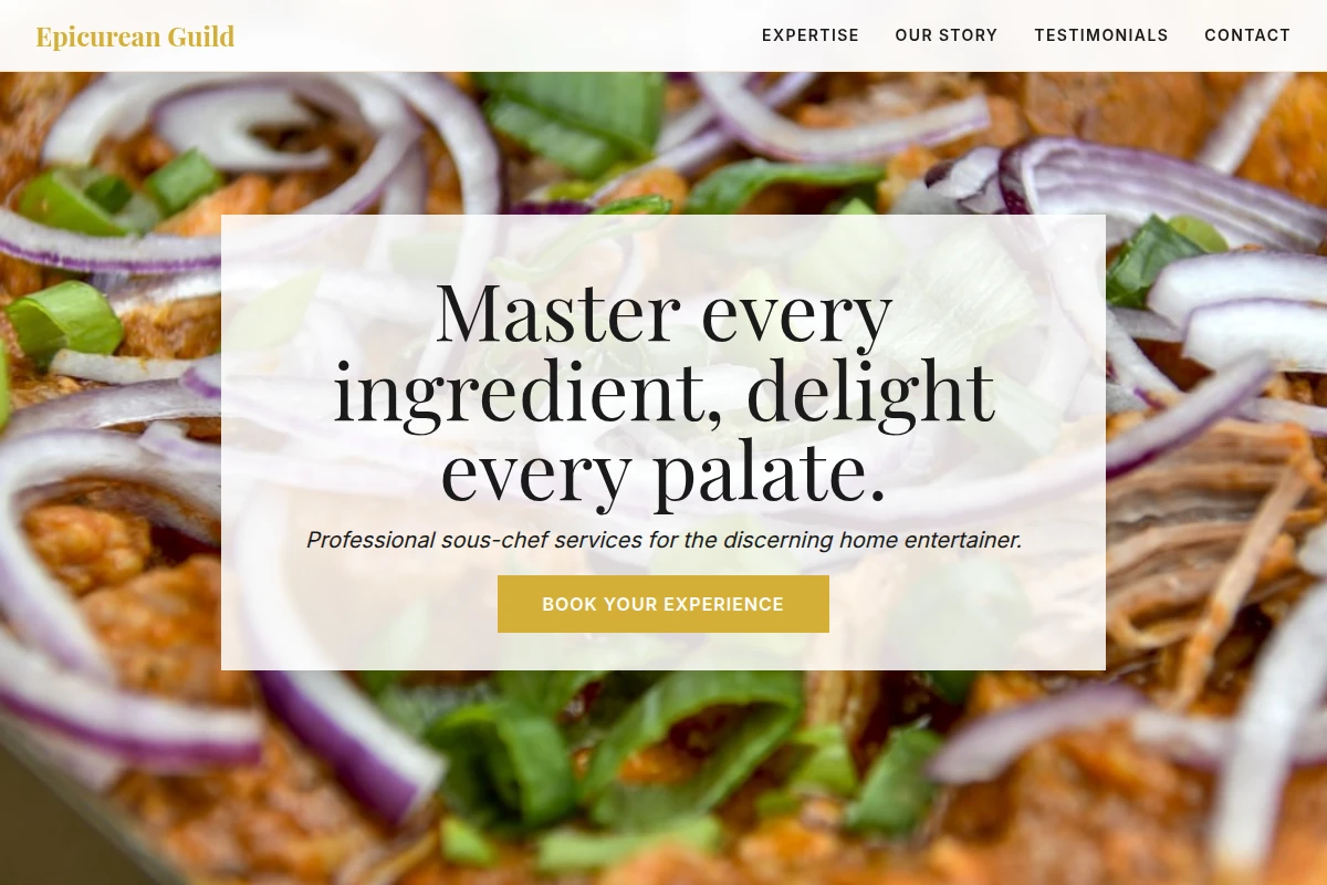 Sous-chef Specialty Food