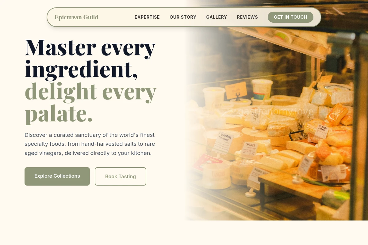 Gastronomy Specialty Food