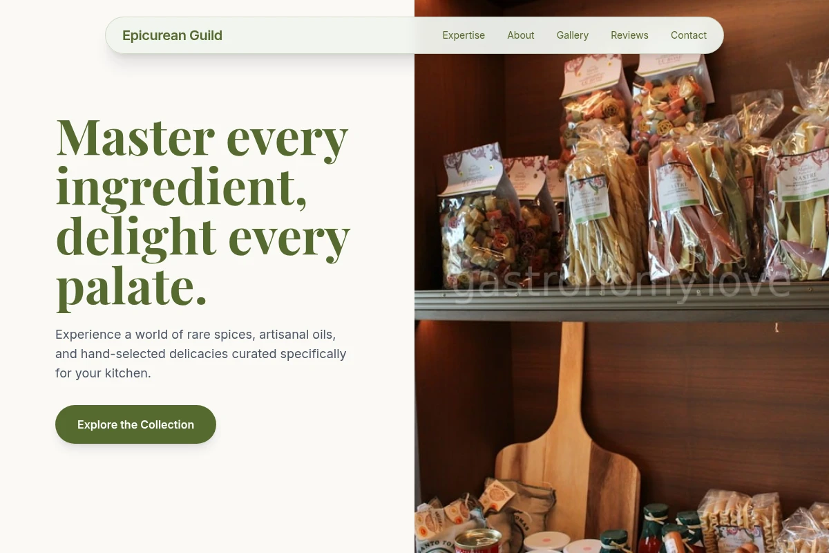 Culinary Specialty Food